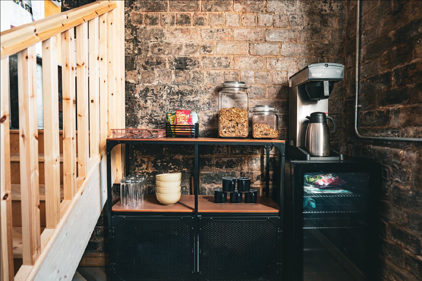 Good Coffee Cartel coffee station in the kitchen